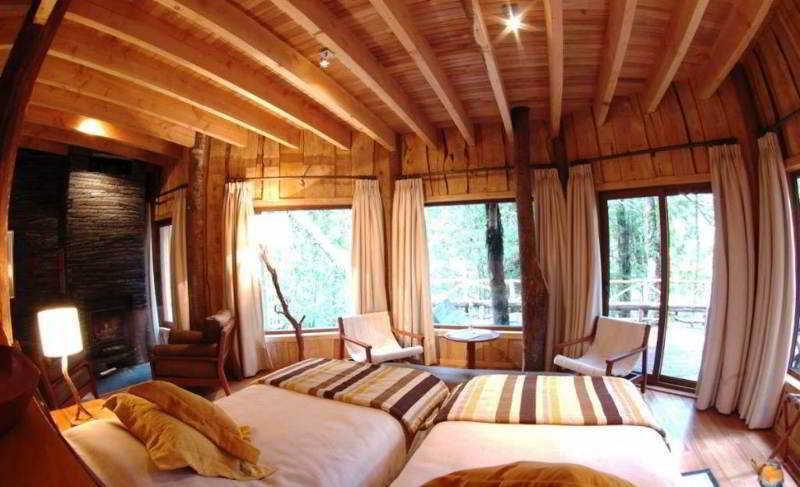 Huilo Huilo Nawelpi Lodge Puerto Fuy Eksteriør billede